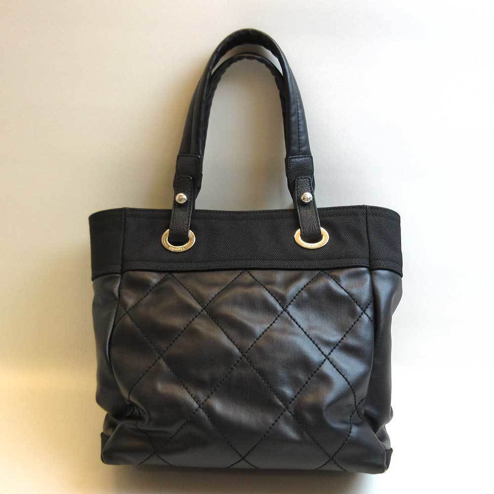 Chanel Bag Paris Black Biarritz PM